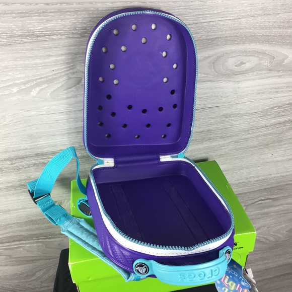 Crocs Purple Butterfly Light Up Backpack - Picture 6 of 7
